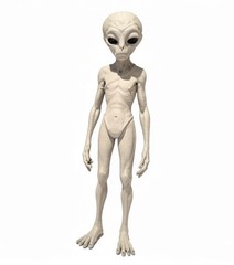 In Vivo 17 Inspired Alien Figurine 18cm Hand Painted Disclosure Day Collectible