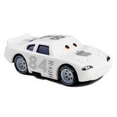Disney Pixar Cars No.84 White Apple Car 1:55 Metal Diecast Toys Model Loose New