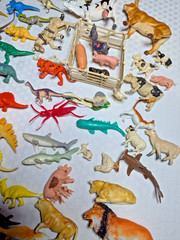 Lot of 130+ Plastic Rubber Dinosaurs 1 Battery Operated & Vintage Animals