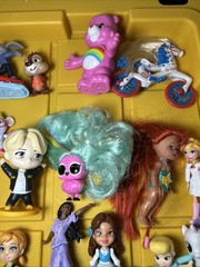 Random Mixed Lot Of Girl Themed Toys Disney My Little Pony Squishmallows & More