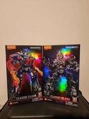 BLOKEES TRANSFORMERS CLASSIC CLASS OPTIMUS PRIME & MEGATRON 2007 Movie 2 Figures
