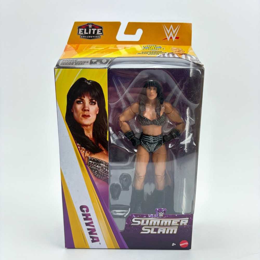 WWE Elite Collection Chyna Summer Slam Figure Mattel HVF76 BAF Jesse Ventura