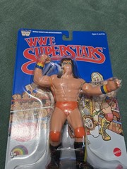 WWE LJN MATTEL SUPERSTARS ULTIMATE WARRIOR 8″ ACTION FIGURE BLUE CARD NIB
