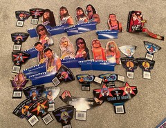 WWE WWF Jakks BCA Bone Crushing Action Insert Lot Stone Cold Razor Diesel Bret