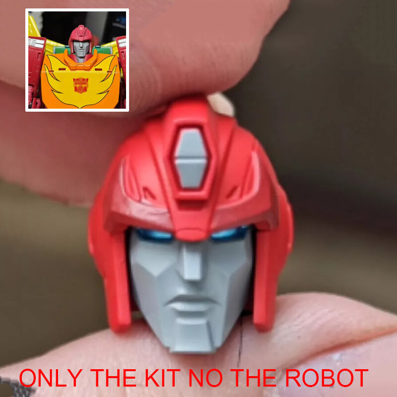 ABS Casting Replacement Head Upgrade Kit For Kingdom Rodimus Prime Accessories