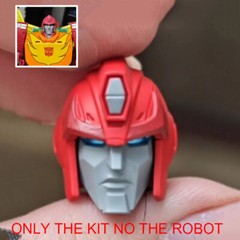 ABS Casting Replacement Head Upgrade Kit For Kingdom Rodimus Prime Accessories