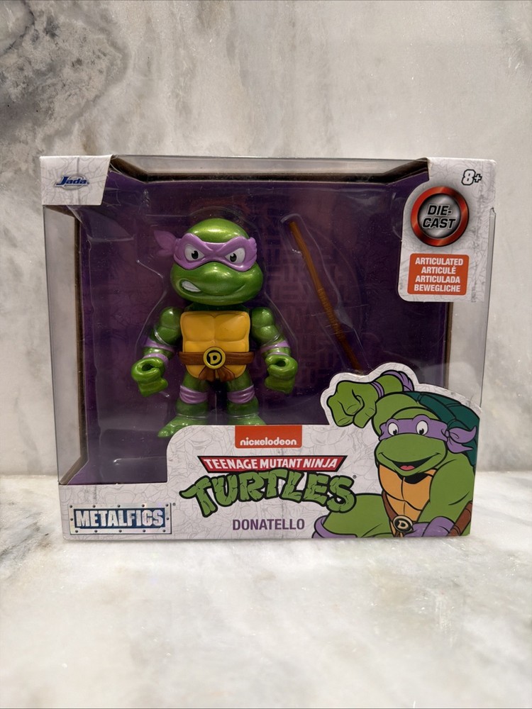 Teenage Mutant Ninja Turtles Metalfigs Die Cast Donatello 4-Inch Figure Jada NEW