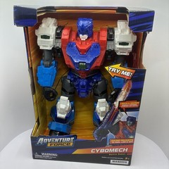 Adventure Force Cybomech Combat Robot Action Battle Figure with Lights & Sounds