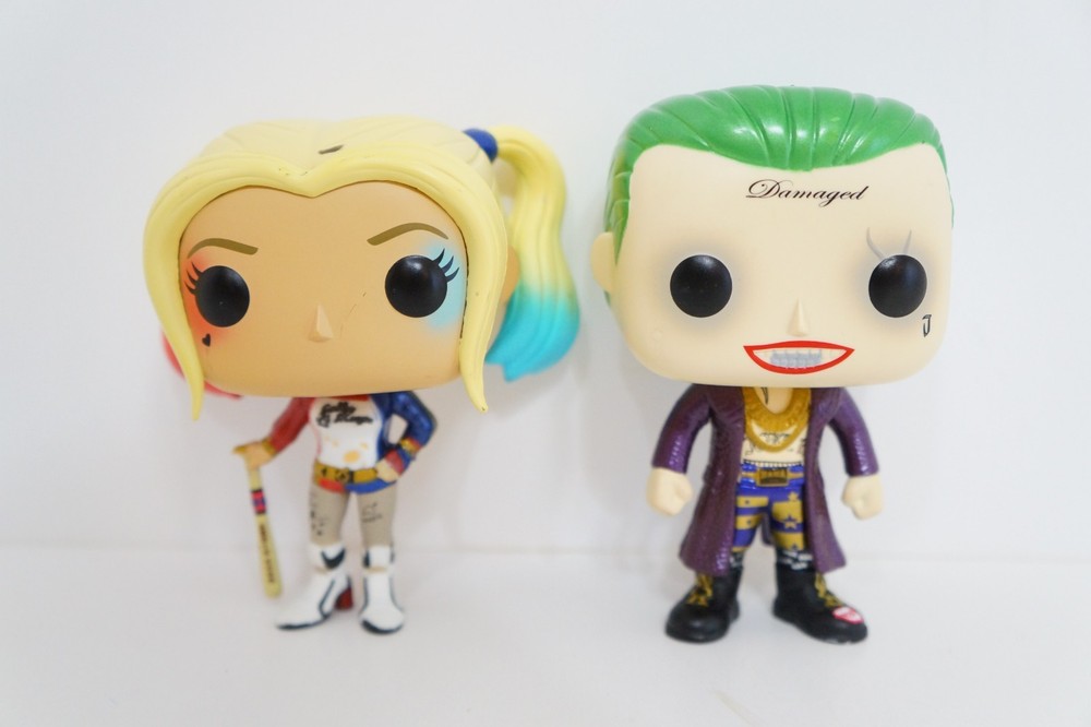 Funko POP! Heroes Suicide Squad Harley Quinn #97 & The Joker (Boxer) #104