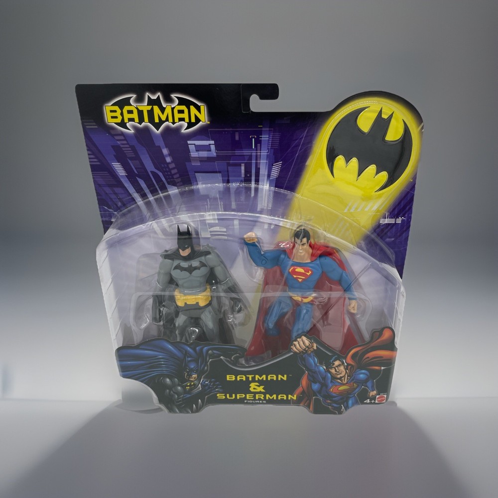 2003 DC Universe-BATMAN AND SUPERMAN-2 PACK Action Figures Mattel