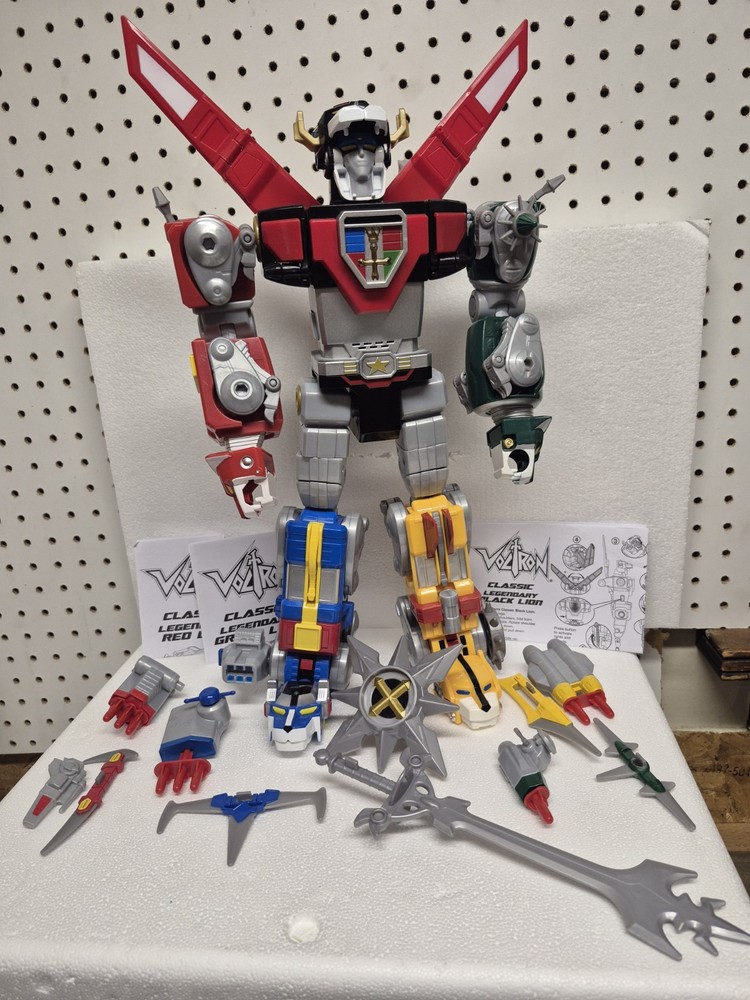Playmates Voltron 40th Anniversary 16″, 5 Figues Complete Displayed only
