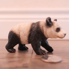 Schleich Germany 2″ Panda Bear 2001 Plastic Animal