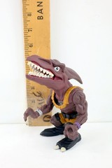 Vintage Mattel 1996 Extreme Dinosaurs Bullzeye 5″ Action Figure Street Sharks