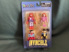 Diamond Select Toys Mini Mates Invincible Set Omni-Man Atom Eve Allen READ DESC!