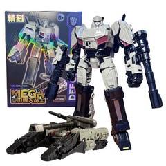 Jingke One Tank Megatron Transforming Robot Figure Ss114 18cm Toy Wonderful Gift