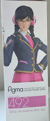 Figma 492 Overwatch D.VA Academy Skin Ver. Action Figure Max Factory OPEN BOX