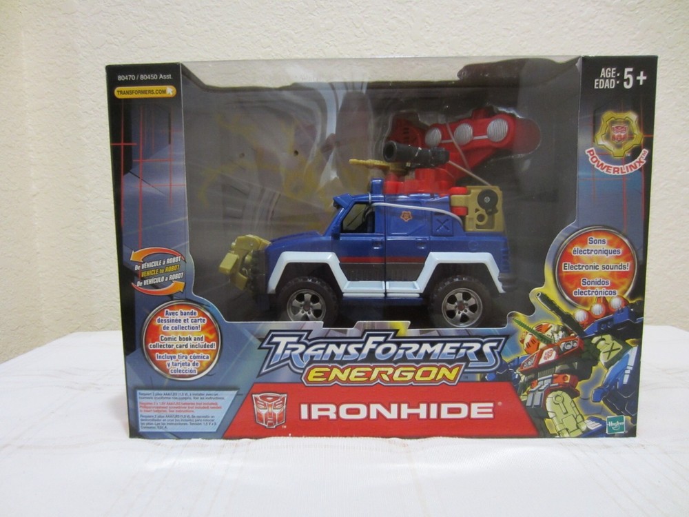 TransFormers ENERGON IRONHIDE Powerlinx 2003 Factory Sealed