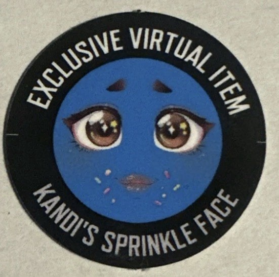 KANDI’S SPRINKLE FACE CODE SERIES 3 ROBLOX STAR SORORITY ICE CREAM Sent Fast!