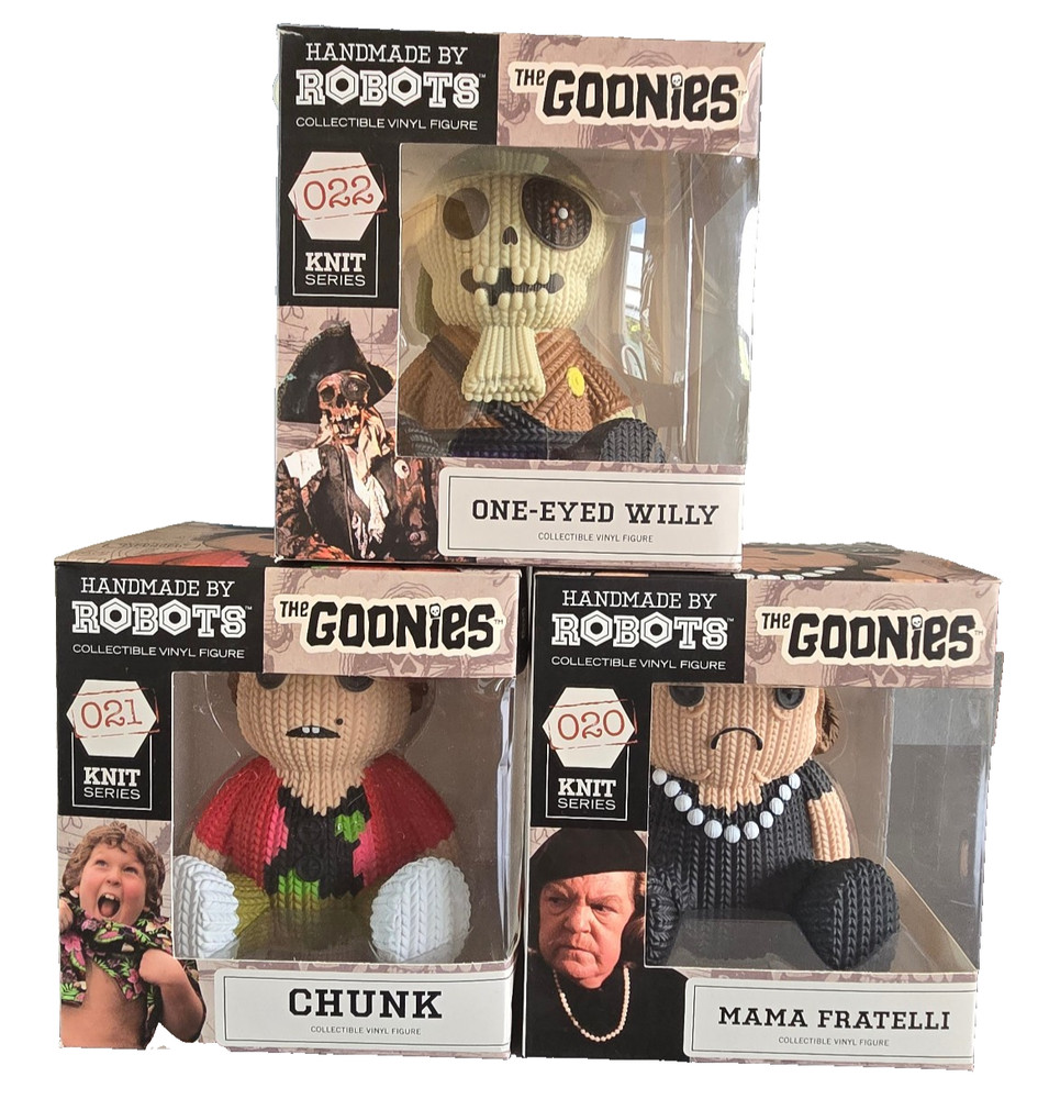 Handmade By Robots Goonies Lot Chunk Mama Fratelli One-Eyed Willy NIB