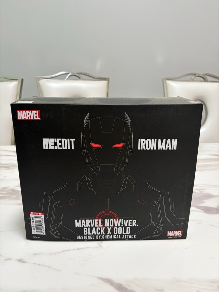 Sentinel Re:Edit Marvel Iron Man Black And Gold Version #06 Brand New