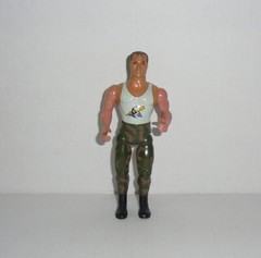 Lot of 5 1985 Coleco Rambo Figures Weapons Gripper Mad Dog Nomad Sergeant Havoc