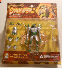 3 CYBERFROG Action Figures: New, SIGNED: Cyberfrog, 90’s, Heather Swain | EVS