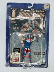 Vintage 1995 Youngblood Diehard Figure w/Special Ltd Ed Comic Book Justoys