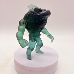 Street Sharks 5.5″ Action Figure Translucent Teal Bootleg Knock Off Resin KO