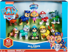 Paw Patrol 10Th Anniversary All Paws on Deck 10 Figure Gift Pack | 10 Collectibl