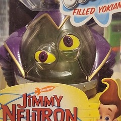 New Jimmy Neutron Boy Genius Glow In The Dark Goooze Filled Yokian Figure