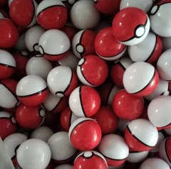 100 2in Pokeballs with 100 Random Action Figures Kids Bday Party Gift Machine