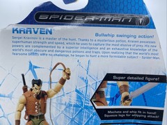 Hasbro Spider-Man 3 Kraven the Hunter Bullwhip swinging w/ Komodo Dragon DMG BOX