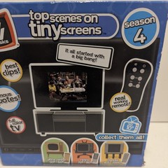 Big Bang Theory Tiny TV Classics Basic Fun Real Working TV & Remote New In Box