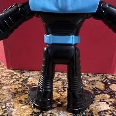 DC Universe Batman Action Figure Black Suit Blue Cape Plastic Fabric 10in