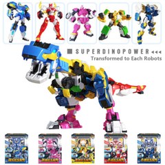 Miniforce Super Dino Power 2 SUPER TYRAKING 5-Intergration Tyranno T-Rex Robot
