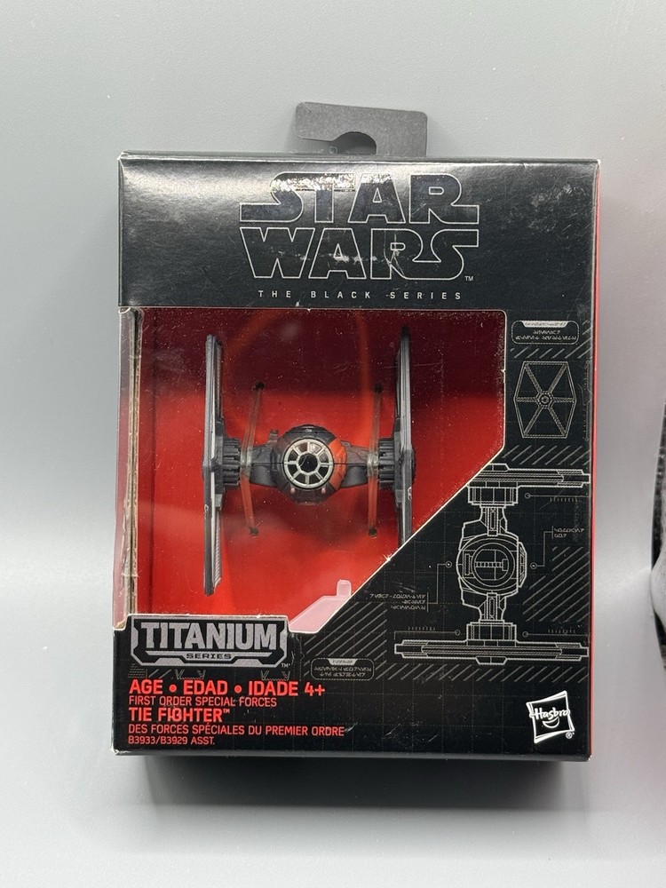 Star Wars The Black Series Titanium First Order Special Forces Tie Fighter #04
