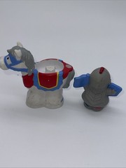 2003 Fisher Price Little People Castle Sir Lance-a-Little Knight and Horse Marks