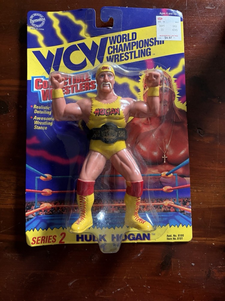 WCW WWE Hulk Hogan Series 2 World Championship 1994 Wrestling Vintage Rare