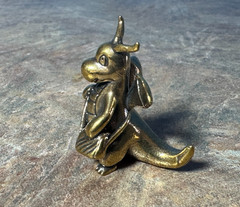 Brass Pokemon Figures – Set of 6 – Charizard, Dragonite, Ivysaur.. – From Japan