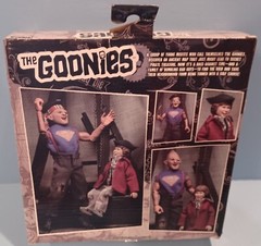 The GOONIES Chunk and Sloth 8″ action figure 2 pack- NECA NIB box slight damage
