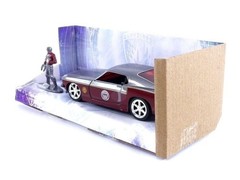 Marvel Guardians of The Galaxy 1:32 1969 Ford Mustang Die-Cast Car & 1.65″…