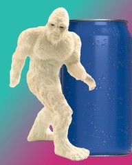 White Bigfoot Sasquatch Yeti Figure 6”