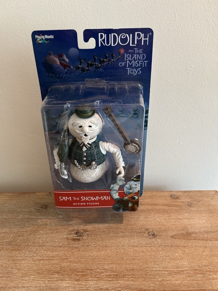 Rudolph & The Island Of Misfit Toys Sam The Snowman Figure NEW IN PACKAGE 2001