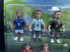 SuperGoal All Stars Soccer Collectible Action Figures 5 Pack Sealed 23 Players
