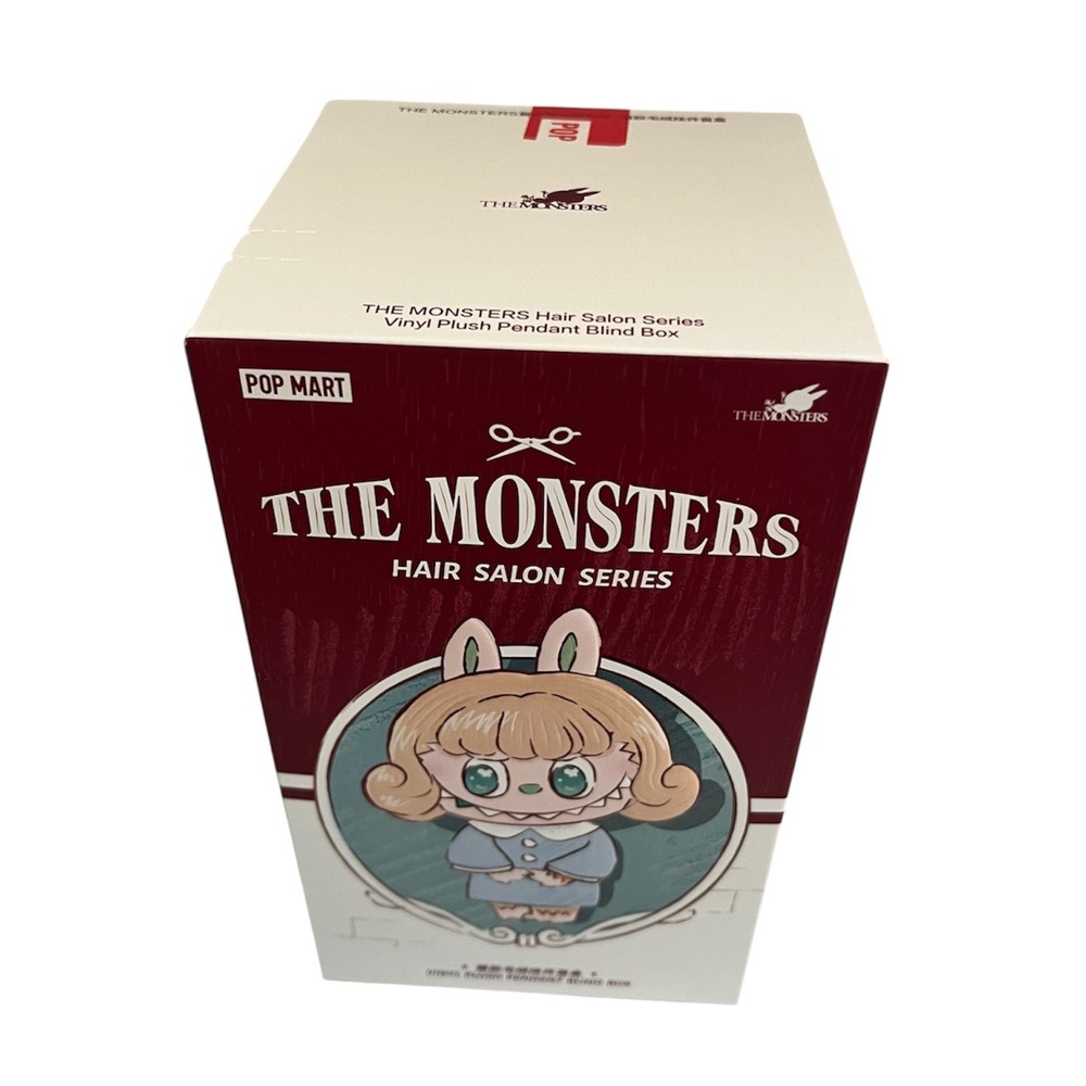 Pop Mart THE MONSTERS Labubu Hair Salon Series Vinyl Plush Pendant Blind Box