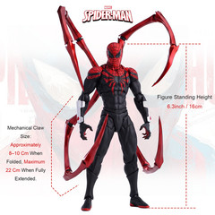 Mess Toys Superior Symbiote Scarlet Spider 1/12 Scale Action Figure Collectible