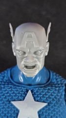 Custom 3D-printed Marvel Legends Marco Checchetto Styled Captain America Heads