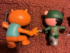 PIGGY Minifigure Figures Mini Toon Phat Mojo PVC Set of 4 Plus 2 Mini FNAF Figs