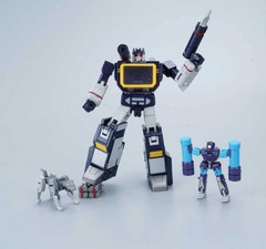 Transformation SD01 SD-01 K.0 Newage H21 Soundwave 10cm With Tape Toy Figure