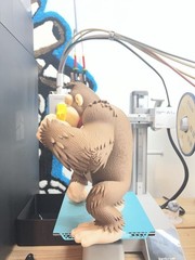 Super Mario Donkey Kong Full Custom 3d Printed Figure Display Heavy/tall 10.5in